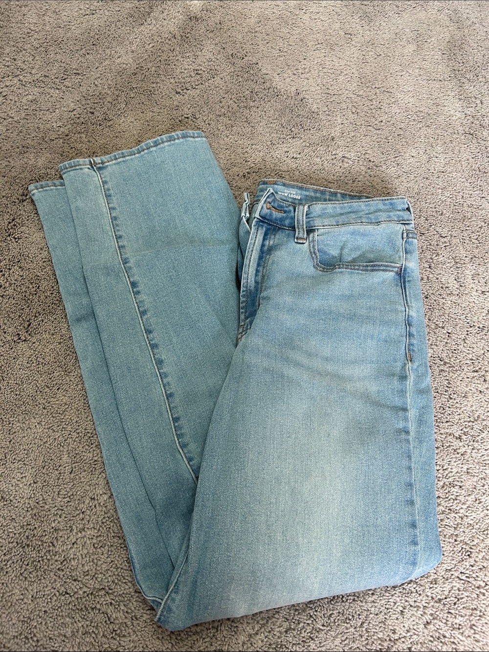 Old Navy Light Wash High-Rise Wow Loose Jeans